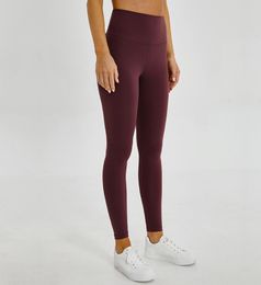 Leggings da yoga per donna Allinea pantaloni da yoga Abbigliamento da palestra Nude Vita alta Corsa fitness Leggings sportivi Pantaloni da allenamento stretti Taglia 2-12