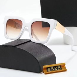 French fashion UV protection men's and women's 6222 sunglasses all match five color luxury sunglasses