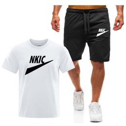 Running Men's Tracksuits T Shirt Sport Tshirt Short Sleeve Football Basketball Tennis Shirt Quick Dry Fitness Sports Set Suits Sportswear
