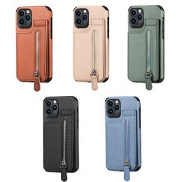 Casos de telefone celular adequados para 14 cartões de bolsa de cartão celular capa de carteira do tipo backet com zíper para inserção de cartão de proteção S22 manga protetora