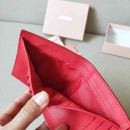 Brand Designer Wallet Card pack Handbag Purse Womens Three-fold Wallets Short Card Bag Envelope Zero Purse Leather Large Capacity Multi-card Factory Direct Sale