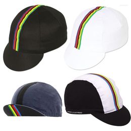 Cycling Caps Retro Colour Bars Cap Bike Hat One Size Fits Most