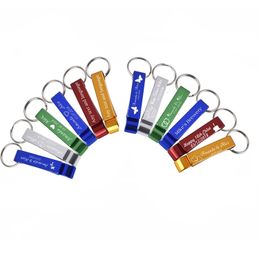 Other Festive Party Supplies 100* Personalised Engraved Bottle Openers Key Chain Wedding Favours Brewery el Restaurant Christmas Private Customised 230206