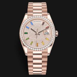 New Diamond Double Calendar Mens Waterproof Watches Quartz Clock Stainless Steel Wristwatches Cool Men Watch Beautiful Fashion sty281M