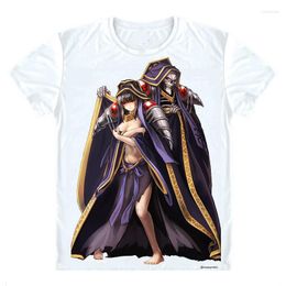 Men's T Shirts Overlord Obarodo T-Shirts Short Sleeve Anime Manga Lupusregina Beta Narberal Gamma Entoma Vasilissa Zeta Cosplay Shirt