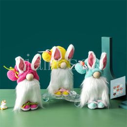 Festive Easter Bunny Spring Holiday Decoration Nordic Swedish Scandinavian Dwarf Home Household Decor DF035