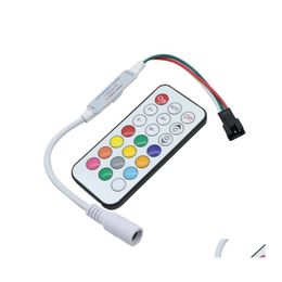 Rgb Controllers 14Key 21Key Mini Controller 3Pin Led Pixel For Strip Ws2811 Sk6812 Ws2812B 1903 With Remote Drop Delivery Lights Lig Dhzhu