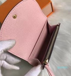 2023 designer wallets Wholesale card holder classic short wallet for women clutch Fashion box lady coin purse woman business