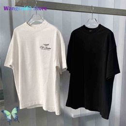 Men's T-Shirts Real Photo CB Cole Buxton T-shirt Casual Men Women Tops Luxury Designer T shirts 020723H