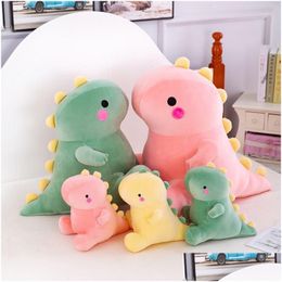 Stuffed Plush Animals New Toys Cute Little Dinosaur Figurines Dl Dragon Dolls Children Sleep With Pillow 22Cm Drop Delivery Gifts Dhl1D