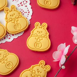 Baking Moulds 3D Cookie Cutter Fondant Biscuit Mould Year Easter DIY Pastry Tools Decorating Stamp