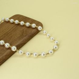 Choker Chokers Exquisite Female Adjustable Pendant Women Christmas Chunky Generous Simple Imitation Pearls Temperament Fashion Necklace Pear