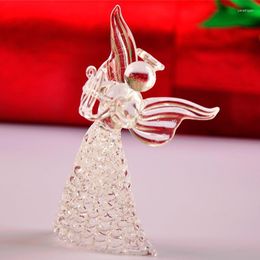 Decorative Figurines Transparent Blessed Angel Wind Chimes Wedding Gifts Birthday Novel Ideas Home Decoration