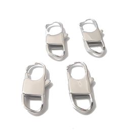 20pcs Big 25mm 316L Stainless Steel Lobster Clasp Claw Jewellery Making Necklace Bracelet Clasps Bright Silver Colour