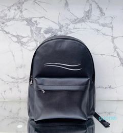 2023 Style Luxury Design Double Shoulder Backpack Men Women Laptop Bag Large Student Bookbag Leather Outdoor Travel Bags