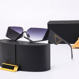 Designer sunglasses for women unisex classic glasses semi-rimless polarized sun galsses side triangle design eyewear occhiali anti-glare UV400 shades 7colors