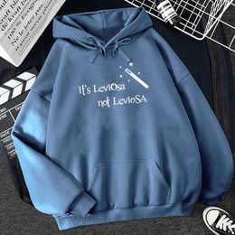 Women's Hoodies Sweatshirts Women Hipster Streetwear Sweatshirts It's Leviosa Magic Fleece Casual Hoodies Female Autumn Harajuku Tracksuit Brand Hooded 230207