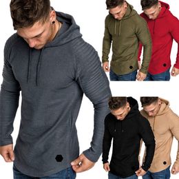 Men's Hoodies Sweatshirts Men's Fashion Autumn Winter Hoodie Sweatshirt Outwear Brand Men Hipster Long Sleeve Solid Color Casual Hooded Pullover 230207