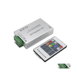 Rgb Controllers Color Remote Control Dimmer Dc 12V24V 20Keys Wireless Rf Led Controller For Strip Light Smd 5050 / 3528 5730 5630 Dr Dhkjc