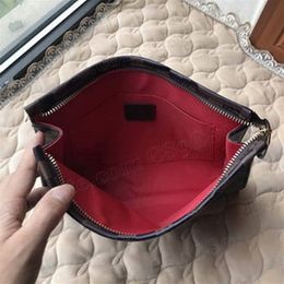 Fashion Bags New Travel Toiletry Pouch 26 cm Makeup Clutch Woman Leather Waterproof Cosmetic Bags For Men Women With Dust Bag262y