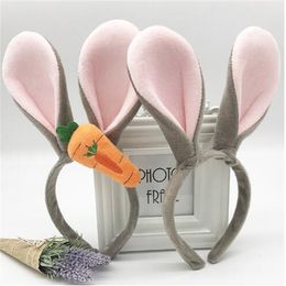 Rabbit ear hair hoop three-dimensional carrot cute headdress party makeup ball supplies Hair Accessories GC1892