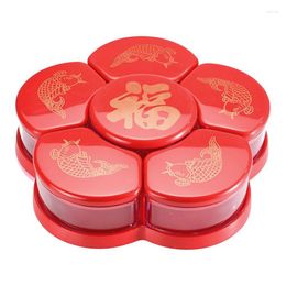 Plates Chinese Style Fruit Container Household Dried Holder Plastic Snack Box