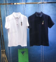 xinxinbuy Men designer Tee t shirt 23ss Duck embroidery letters short sleeve cotton women white black red S-2XL