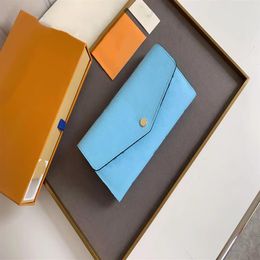 High Quality Women purse Top Starlight with box designer Fashion Genuine Leather All-match ladies single zipper Classic purses lea2882