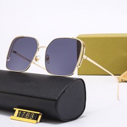 High-end Large Rim Metal Sunglasses Men and Women Sunglasses for Couples Stylish Glasses Slimming Trendy Sunglasses