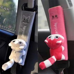Pillow Auto Seat Belt Cover Pad Car Shoulder Universal Cartoon Flannel Interior Protector Safety Protection