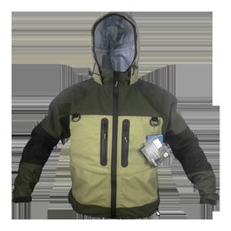 Outdoor Jackets Hoodies ELUANSHI Waterproof Breathable Fly Fishing Clothes Wader Jacket Wading clothing apparel 230206