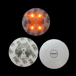 LED Coaster 3M Stickers Led Coasters Novelty Lighting Drink Led Bar Coaster Led Bottle Lights LED Sticker Lights Partys Wedding Bar Warm White usalight