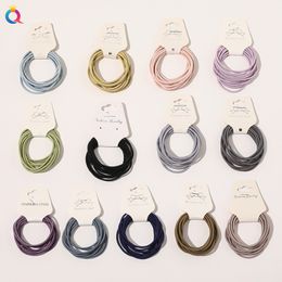 10pcs/set 4.5CM Hair Accessories Ribbon Women Rubber Bands Scrunchies Elastic Hair Bands Girls Ponytail Holder Ties Gum for Hair 1528