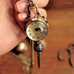 Pocket Watches Hanging Watch Crystal Ball Retro Necklace Quartz Wristwatches