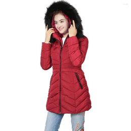 Women's Trench Coats Slim Velvet Winter Jacket Women 2023 Fur Hooded Down Coat Ziper Warm Pocket Parka Outwear Puffer Chaquetas Para Mujer