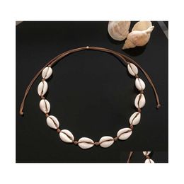 Other Shell Choker Necklace Boho Hawaii Handmad Beach For Girls Ladies1 711 Q2 Drop Delivery Jewelry Necklaces Pendants Dhugp