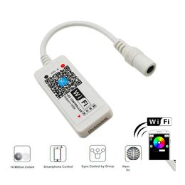 Rgb Controllers Led Wifi Controller Dc 528V Mini Light By Android And Ios App For Smd 3528 5050 Strip Drop Delivery Lights Lighting Dhu7D