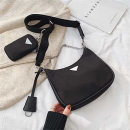 Designer handbag Store 60% Off Pjia new in one armpit nylon cloth hand messenger bag female