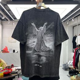 Tees T Shirts Mens Cotton Shirt Clothing Shorts Sleeve Clothes Suprior Pray Man Printed Tshirts Real Pics