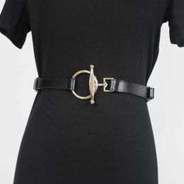 Belts Real Leather Cowskin Women Slim Belt Genuine Waist Belt Hook Buckle Adjustable Dress Shirt Belt Cinch Corset Strap Accessories G230207