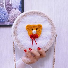 Bag Part Parts & Accessories Soft Bear Round DIY Material Set For Phone Purse Handbag