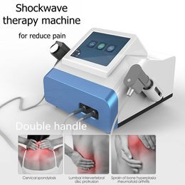 Other Health Care Items Extracorporeal Shockwave Therapy Double channel Electronic Shock Wave 2 Handles Doublewave For Joint and Muscle Pain Relief ED Treatment
