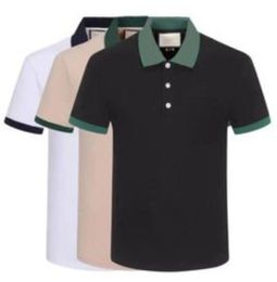 Designer Polo Shirts Men Luxury Polos Casual Mens T Shirt Snake Bee G Letter Print Embroidery Fashion Tee M-3XL