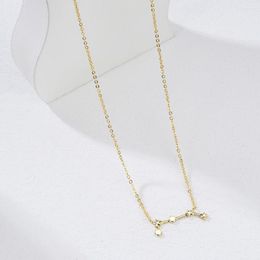 Chains 2023 Women Chocker Gold Colour Chain Star Choker Necklace Jewellery Party Gift