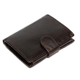 2017 Genuine Leather Men Wallets With Coin Pocket Card Holders Fashion Designer Vintage Man Purses billetera hombre High Quality267x