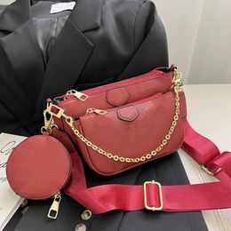 Pink sugao women shoulder crossbody chain bags with wallet 3 in 1 luxury high quality large capacity handbags purse fashion shopping bag lianjin0209-54