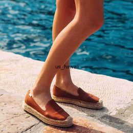 Scarpe eleganti Estate Vera pelle Piattaforma fumatori Espadrillas Donna Insta Style Scarpe piattaforma donna Slip on Vacation Beach Shoes T230208