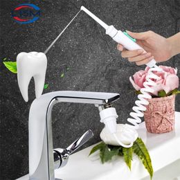 Other Oral Hygiene Dental Water Flosser Faucet Oral Irrigator Floss Dental Irrigator Portable Dental Water Jet Teeth Cleaning Mouth Washing Machine 230208