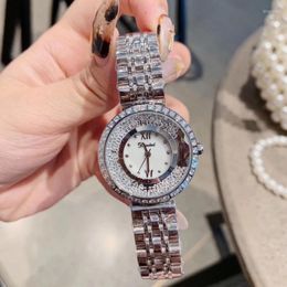 Wristwatches Full Zircons Bracelet Watches For Women Top Fashion Rhinestones Jewellery Watch Happy Crystals Wrist WaterproofWristwatches Iris2