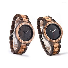 Wristwatches DODO DEER Men's Wood Watch Fashion Simple Black Give Men The Gift Wooden Male A08-1 A08-2